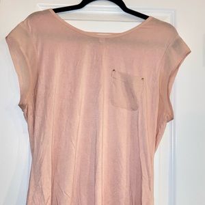 Calvin Klein blush pink blouse, size large
